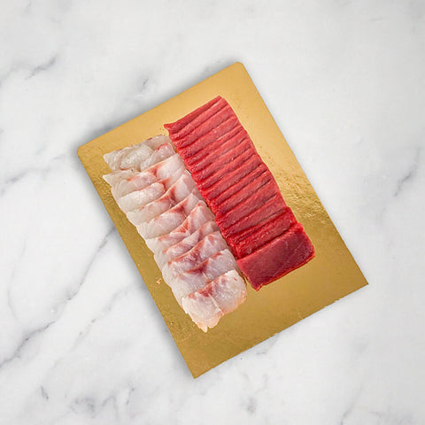 Bluefin Tuna 'Akami' & Sea Bass Sashimi Platter, Fresh, +/-300g Fine Food Specialist LIMITED AKA-SEA-1005-148