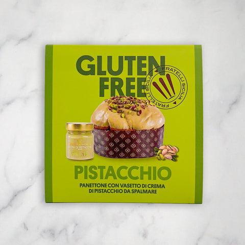 Pistachio Panettone, 400g (with 100g Pistachio Cream) La Credenza Ltd GLU-PAN-1111-149