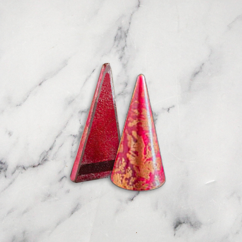 Handcrafted Raspberry-Filled Chocolate Canape Cone Garnish, from Frozen, x 24 Town & Country Fine Foods Ltd VEN-RAS-100523-148